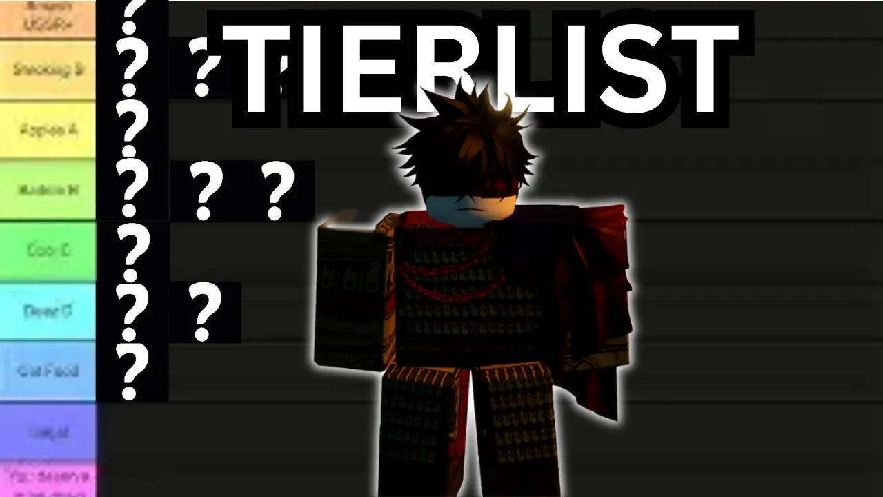 Saber Unbound lightsaber tier list — Single, Dual, Staff, and Crossguard saber rankings